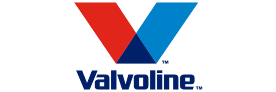 Valvoline logo in red, blue, and white, representing trusted engine oils and lubricants.