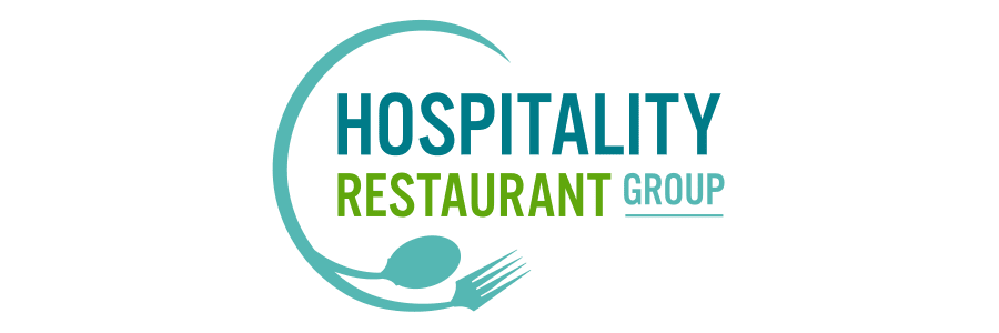 Logo of Hospitality Restaurant Group featuring a spoon and fork design.