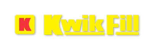 Kwik Fill logo featuring bold yellow and red colors, representing a trusted fuel brand.